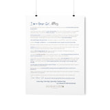 I Am a HorseGirl  Poster